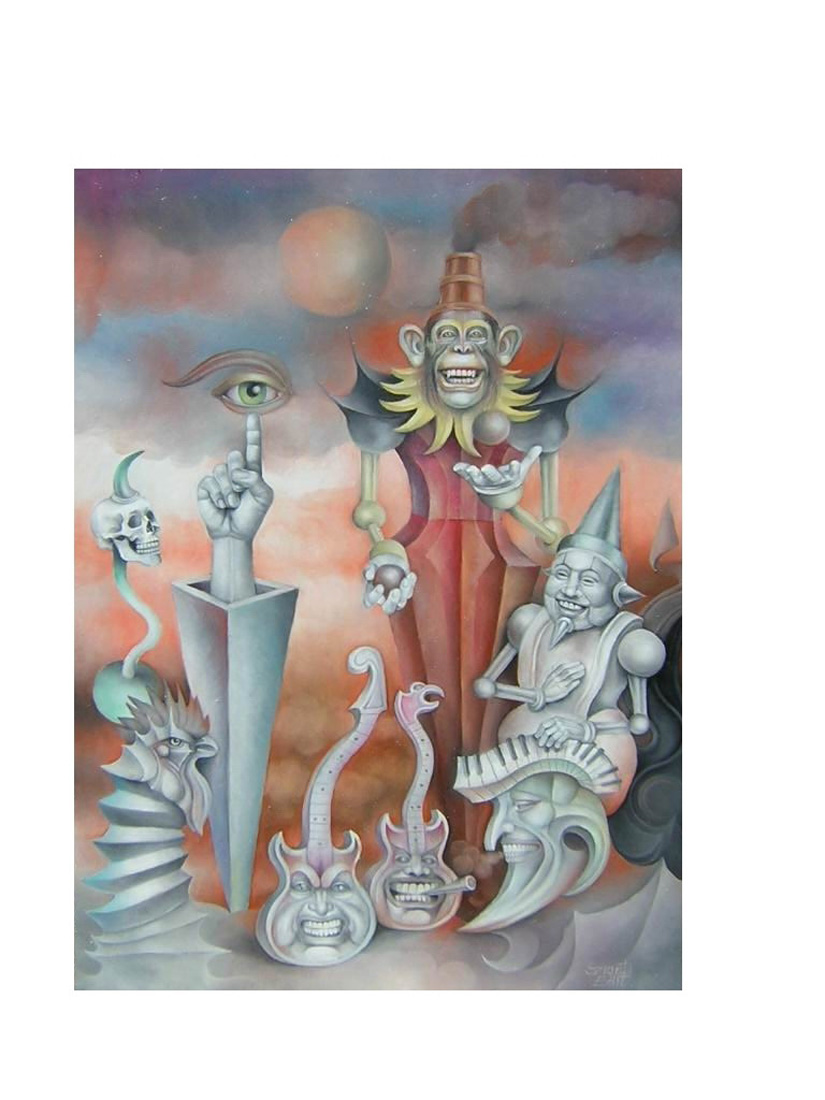 126 Yeti kalandjai 50x70cm